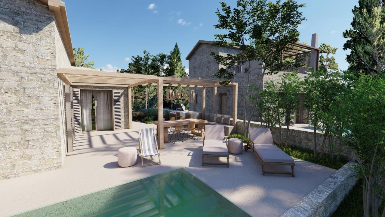 Tsoukaládhes Papadria Villas - Modern Luxury Villas Near Kathisma Beach מראה חיצוני תמונה