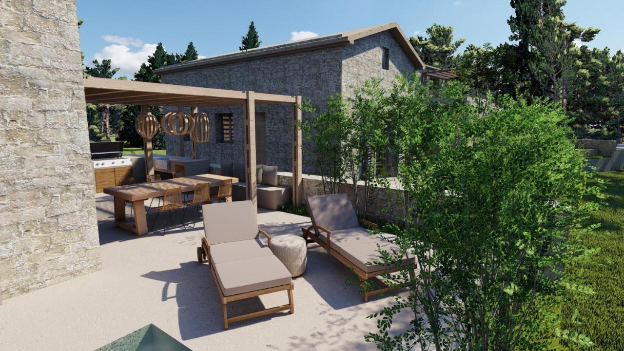 Tsoukaládhes Papadria Villas - Modern Luxury Villas Near Kathisma Beach מראה חיצוני תמונה