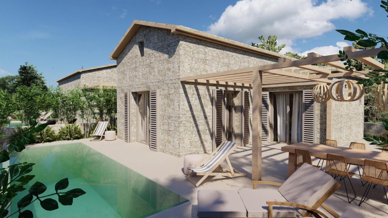 Tsoukaládhes Papadria Villas - Modern Luxury Villas Near Kathisma Beach מראה חיצוני תמונה